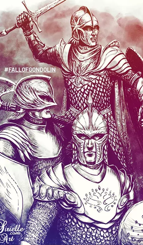Defenders of Gondolin: Tuor, Glorfindel and Ecthelion
